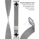 thumbnail image 3 of For Huami Amazfit GTS Milanese Band Electroplated Metal Watch Strap Clover Decor, Size: S - Silver B, 3 of 5