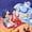 Aladdin, variant on Disney Classic VHS Boxed Silk Touch Throw, 50" x 70"