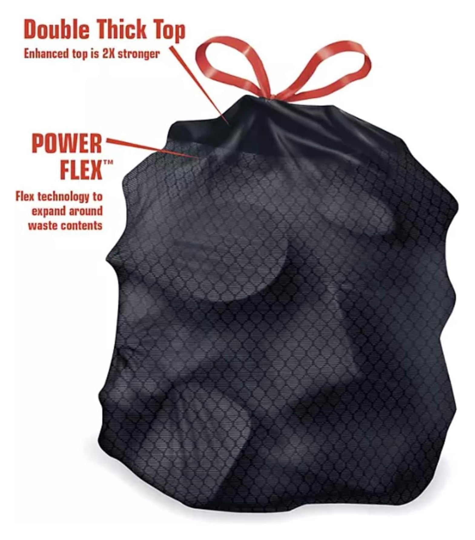 Heavy Duty 39-Gallon Yard Trash Bags, Unscented, 90 ct.