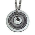 thumbnail image 2 of Women's Antique Finish Target Weight Plate Necklace-Phil 4:13 by Shields of Strength, 2 of 3