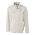 thumbnail image 2 of Men's Cutter & Buck Gray Tacoma Rainiers Clique Trail Eco Stretch Softshell Full-Zip Jacket, 2 of 3