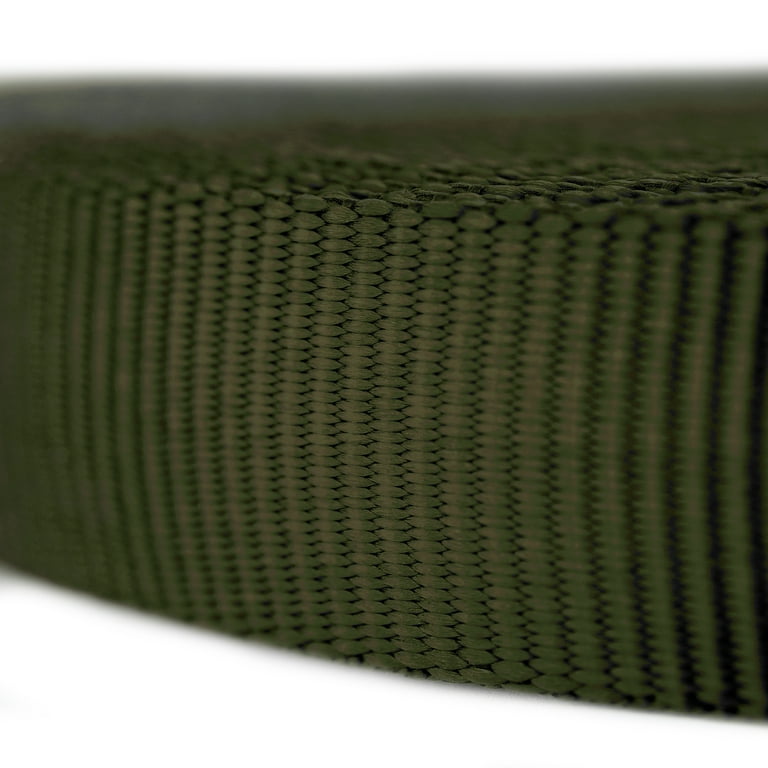 Country Brook Design 1 inch Olive Drab Green Tubular Nylon