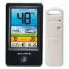 AcuRite Color Forecaster with Temperature and Humidity Gauge, LCD Display, includes Outdoor Weather Sensor (00503)