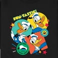 thumbnail image 3 of Disney - Donald Duck Sticker Look - Men's Crew Neck Fleece Pullover, 3 of 5