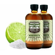 Barrel Roll Bar Essentials Cocktail Mixers - Margarita Cocktail Mix - All-Natural Margarita Drink Mix - USA Handcrafted Cocktail Syrups - Small Batch Cocktail Bitters w/ Real Cane Sugar - 2 x 8 Ounce