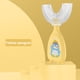 thumbnail image 4 of Silicona Portátil en forma de U Niños pequeños Cepillo de dientes de doble cara Bebé recién nacido Entrenamiento Diente de colores Niños Gadget Viaje a casa Grande, Amarillo Inevent HA009117-04, 4 of 6