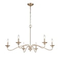 thumbnail image 5 of 4386-MG Millennium Lighting Delvona - 6 Light Chandelier-20.38 Inch Tall and 36.75 Inch Wide-Modern Gold Finish    -Traditional Installation, 5 of 9