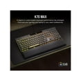 thumbnail image 2 of CORSAIR K70 MAX RGB Magnetic-Mechanical Gaming Keyboard, Adjustable CORSAIR MGX Switches, Dedicated Media Controls, CORSAIR AXON, Aluminum Frame, Steel Gray, 2 of 20