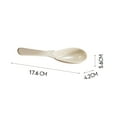 thumbnail image 3 of WZXPWT Non-Slip Bowl Spoon, Long Handle Asian Soup Spoon, Japanese Ramen Spoons with Notch Design, Food-Grade Dessert Spoons for Ramen and More, 3 of 6