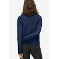 thumbnail image 2 of ellos Women's Plus Size Everyday Cardigan - 2X, Navy, 2 of 2