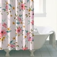 thumbnail image 5 of Waterproof Pioneer Shower Curtain 72x84 Inch Polyester Unique Cute Floral Shower Curtain for Bathroom Hotel Home Decor with 12 Plastic Hooks, 5 of 5