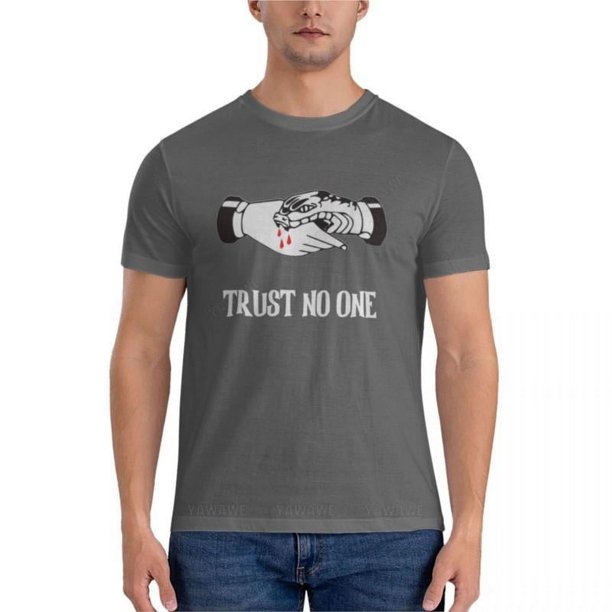 Camiseta Trust no Classic para hombre ropa de talla grande Verano