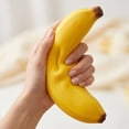 thumbnail image 4 of Simulation Large Banana Shape Squishy Squishy for Adults Soft Sensory Gadget Oversized 18.90 Inch Yellow Fruit Office Desk Accessory Pressure Relief Tool 1 Pack, 4 of 4