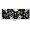 thumbnail image 7 of Black Gothic Moon Flower Star Pattern Kitchen Rug Mat,Kitchen Runner Rugs Non Skid Washable,Decorative Kitchen Floor Mats for Kitchen,Sink,Laundry,17"x47.2", 7 of 7
