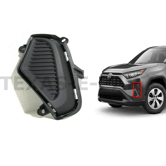 2019 2020 2021 Compatible With Toyota Rav4 Left Driver Side Front Bumper Fog Light Cover