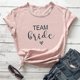 thumbnail image 1 of Camiseta del equipo de la novia, decoraciones para fiesta de despedida de soltera, decoración de boda para despedida de soltera, regalo para dama de honor, despedida de soltera, 1 of 4