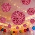 thumbnail image 2 of 12 Inch Artificial Romantic Rose Flower Ball for Home Outdoor Wedding Party Centerpieces Decorations,Silk Floral Arrangement for Table, Wedding Reception,Home Decor | Real-Looking Bouquet, 2 of 5