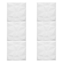 6 Pcs Ceiling Wallpaper 3D Wall 30.20X30.00X2.00CM White