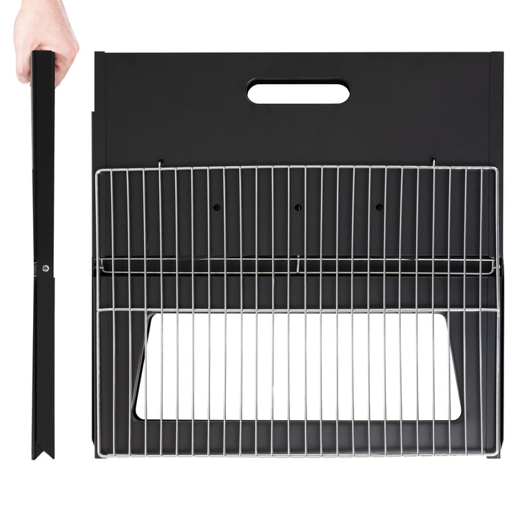 Fire Sense Notebook BBQ Grill Cooking Bars Foldable ,Portability