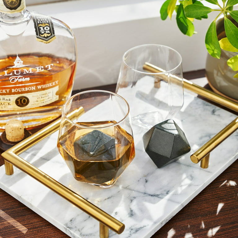 Faceted Whiskey Glasses