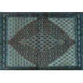 thumbnail image 1 of Ahgly Company Indoor Rectangle Persian Light Blue Traditional Area Rugs, 5' x 8', 1 of 4