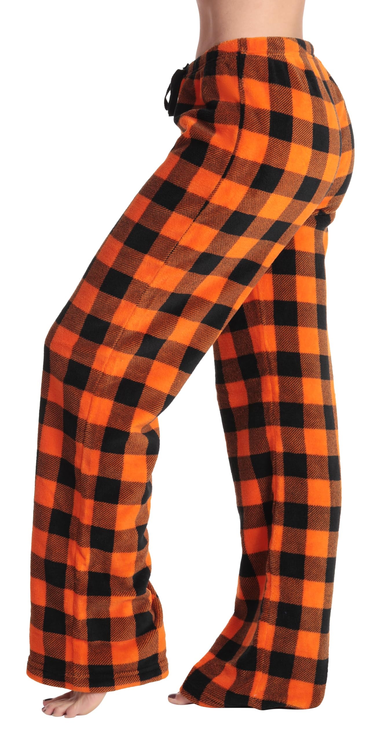 Just Love Women's Plush Buffalo Plaid Pajama Pants Super Soft