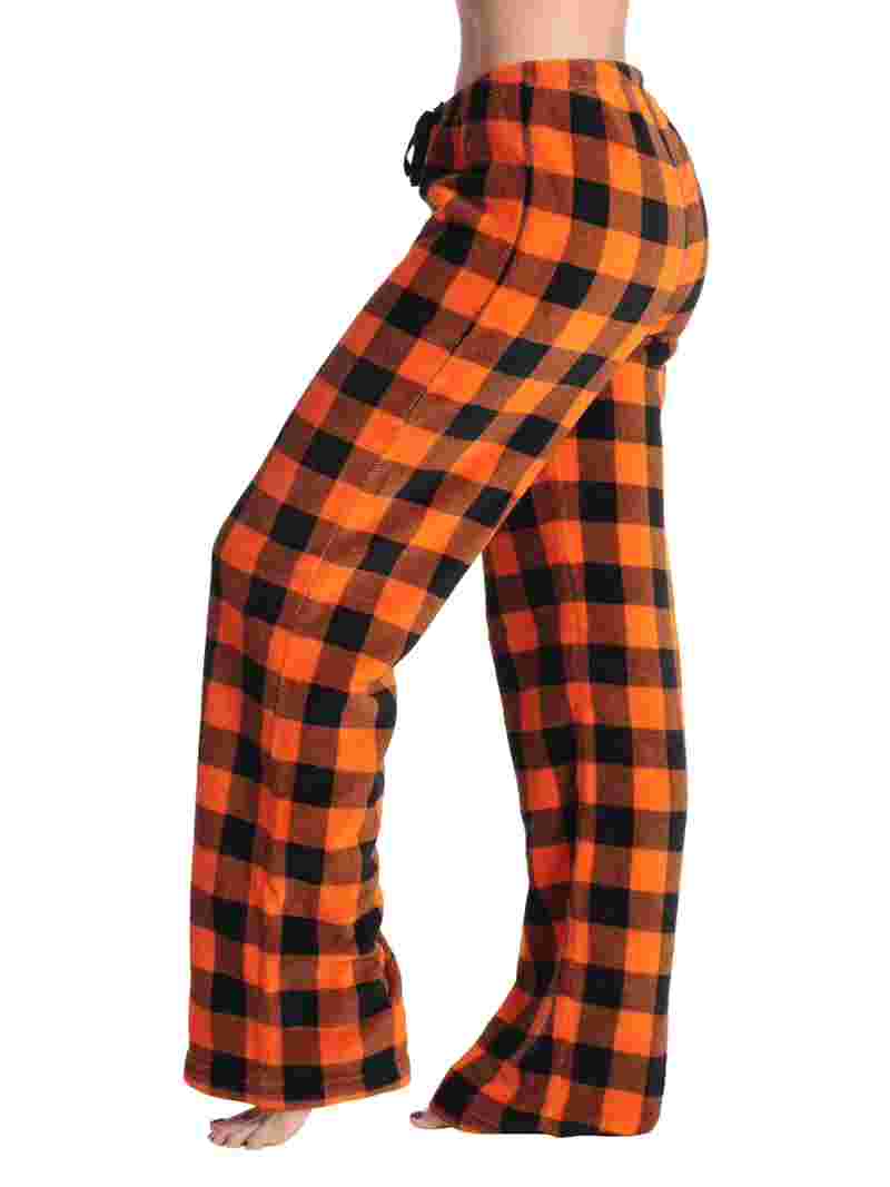 Just Love Women's Plush Buffalo Plaid Pajama Pants Super Soft