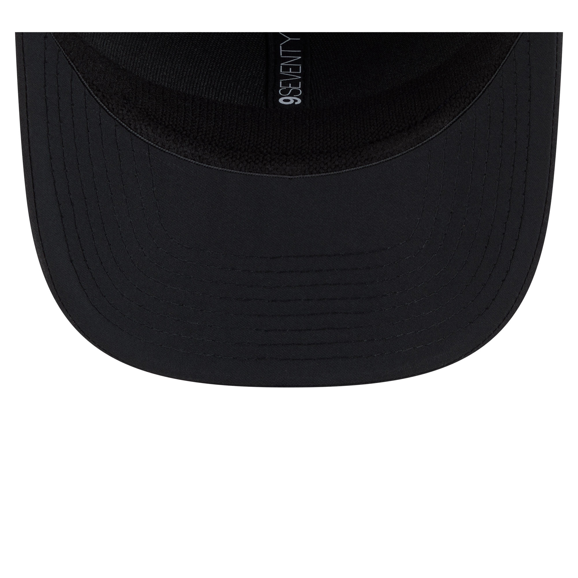 Men's New Era Black Los Angeles Lakers Sport Rope Vented Stretch-Snap 9SEVENTY Hat