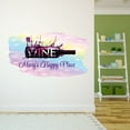 thumbnail image 3 of Home Watercolor Custom Name Wall Decals for Living Room - Multicolored Funky Art Customized Name Girly Personalized Bedroom Wall Sticker Water Color Style - Size: 20 In x 12 In, 3 of 5