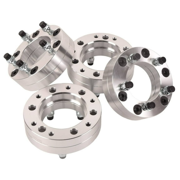 4x 6x5.5 to 5x5 Wheel Adapters 2'' Use 5 Lug Wheels On 6 Lug Trucks M14x1.5 A0475A0003 by EGOESWELL