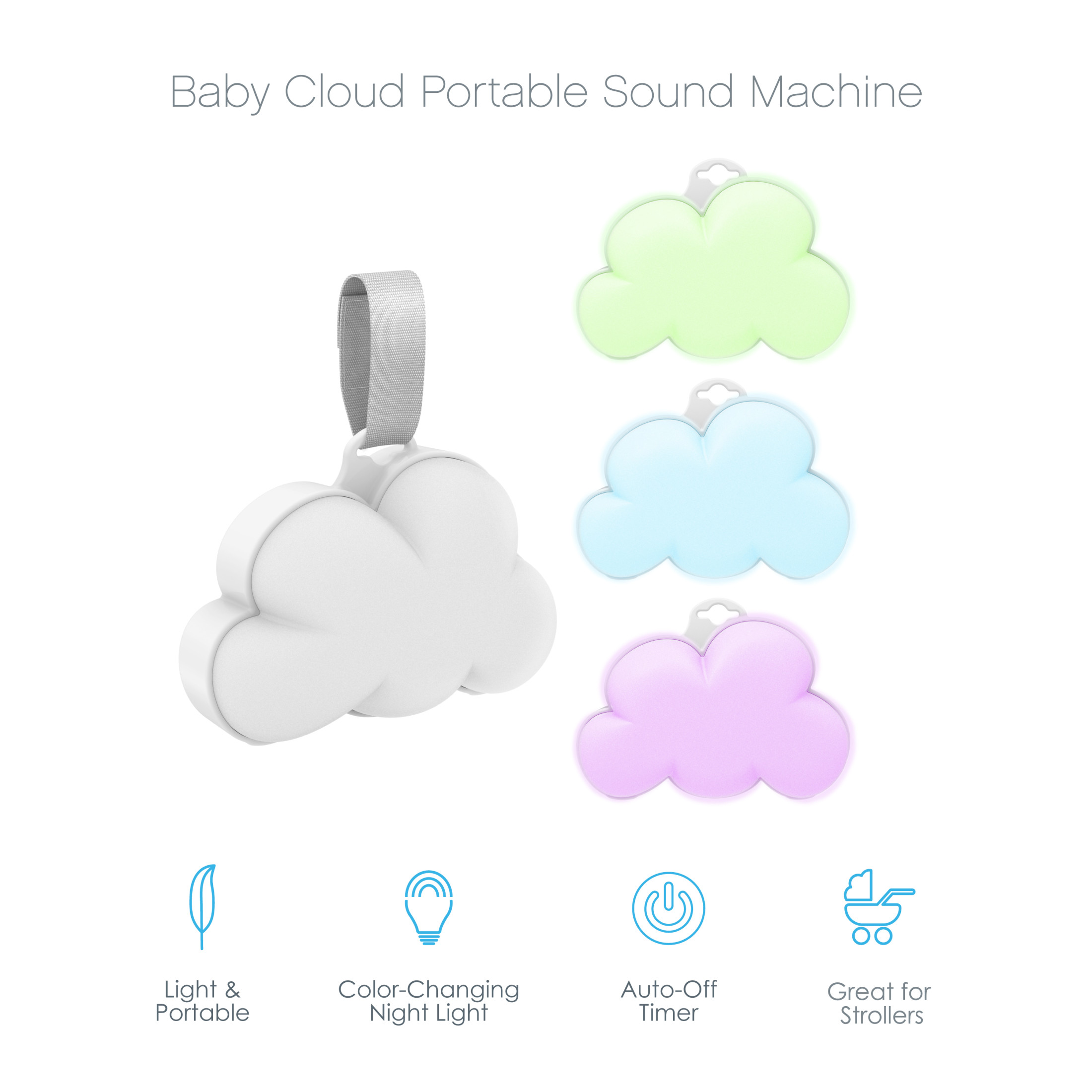 Pure Enrichment Baby Cloud Sound Machine and Humidifier Set photo 3