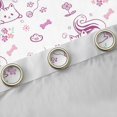 thumbnail image 5 of Feelyou Cartoon Cat Kitten Black Out Curtains, Girly Pink Flower Curtains Pack of 2 (42x63 Each), Teens Kids Boys Girls Bedroom Curtains, Window Curtains Home Decor, 5 of 7