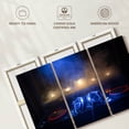 thumbnail image 6 of Elephant Stock Dj's Headphones Wall Art - Horizontal Multi Panel Canvas - Living Room Wall Decor - Music Multi Panel - Black And Blue Decor - 65" x 42", 6 of 8