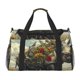 thumbnail image 1 of Easygdp Floral Rhino With Birds Bolsa de Gimnasio, Bolsa de Viaje Duffel, Bolsa de Fin de Semana con Compartimentos, Bolsa de Mano para Noche, 1 of 7