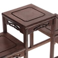 thumbnail image 3 of Mobutofu Wood Display Shelf Antique Design Light Brown 1Pack for Collectors Collections, 3 of 6