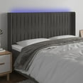 thumbnail image 4 of vidaXL LED Headboard Bed Headboard Home Bedroom Upholstered Headboard Velvet, 4 of 58