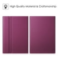 thumbnail image 6 of Fintie Keyboard Case for Samsung Galaxy Tab S8 Plus 2022/S7 FE 2021/S7 Plus 2020 12.4 Inch with S Pen Holder, Slim Stand Cover Detachable Wireless Bluetooth Keyboard, Purple, 6 of 9
