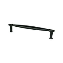 Berenson 4168-1055-P 160 mm Dierdra Center to Center Matte Black Door Pull