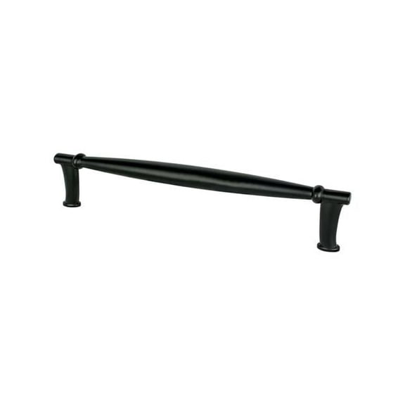 Berenson 4168-1055-P 160 mm Dierdra Center to Center Matte Black Door Pull