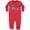 Red, variant on Happy Dinosaur Future Big Brother Baby Fleece Romper