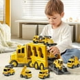 thumbnail image 3 of 7 Construction Truck Toys Sets for 3 4 5 6 Years Old Boys - Engineering Cars for Kids,Boys Toys Vehicles for Kids,Gift Toys for Ages 2-4, 3 of 8