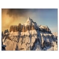 thumbnail image 2 of Dramatic Overcast Sky over Alps - Landscape Canvas Art Print, 2 of 3