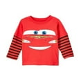 thumbnail image 2 of CARS Red-Orange/Black Stripe Layered Long Sleeve Tee - Infant 18M, 2 of 2