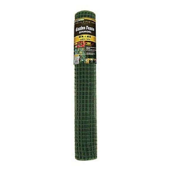 Midwest Air 889252A 4' x 50' Green Plastic Garden Fence - Quantity of 2