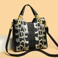 thumbnail image 2 of Bolso de mano de piel de alta calidad para mujer, de diseñador de marca, para boda, tipo mensajero, para hombro, grande, para oficina, 2 of 5