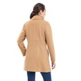 Women's London Fog Double Breasted Wool Peacoat Color Camel Size XX