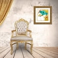 thumbnail image 3 of Goldberger, Jennifer 15x15 Gold Ornate Wood Framed with Double Matting Museum Art Print Titled - Painted Whimsy V, 3 of 4