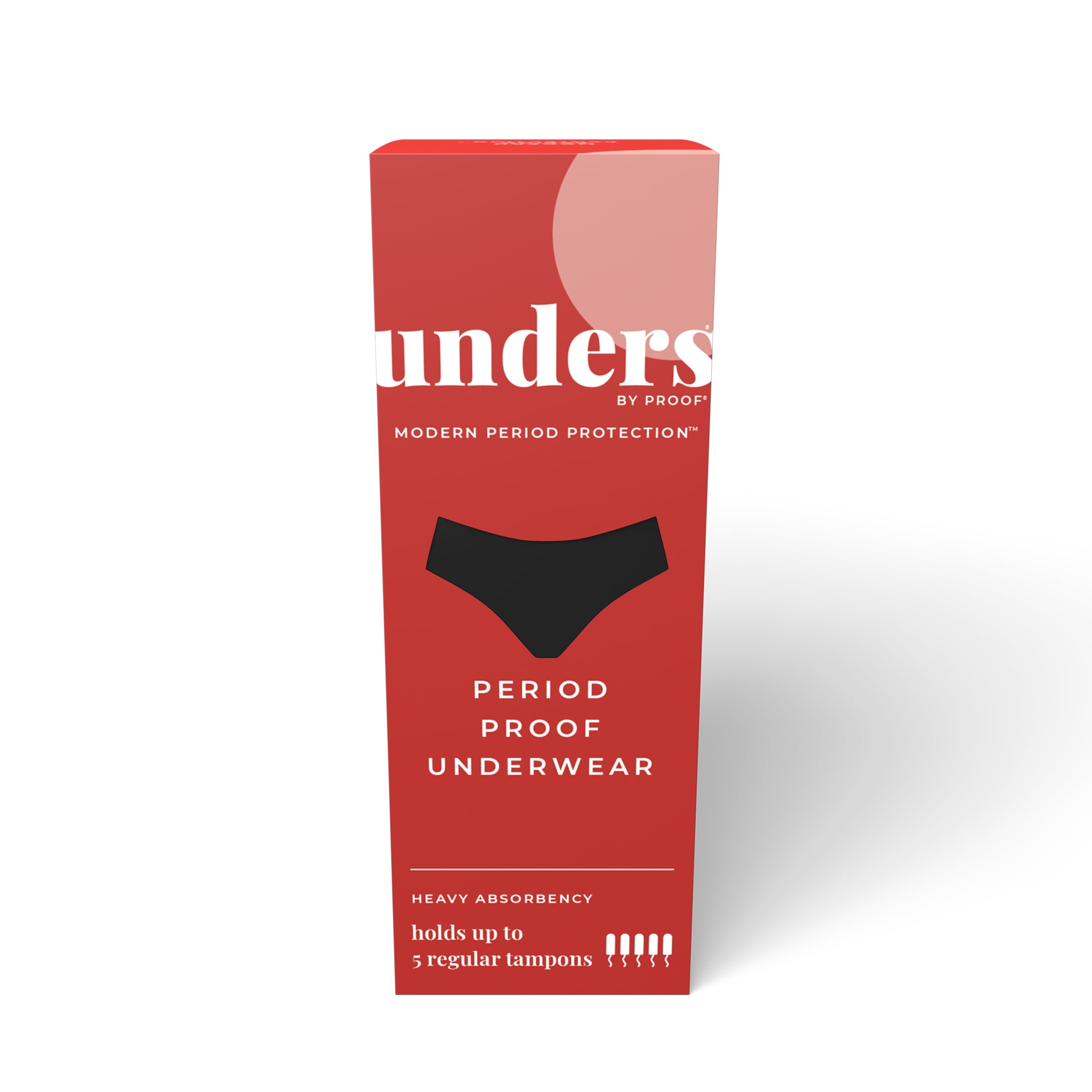 Unders by Proof Period Underwear - Heavy Brief (5 tampons / 8 tsps