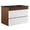 White Walnut Black, variant on Modway Render 30" MDF Wood Wall-Mount Bathroom Vanity in White/Black