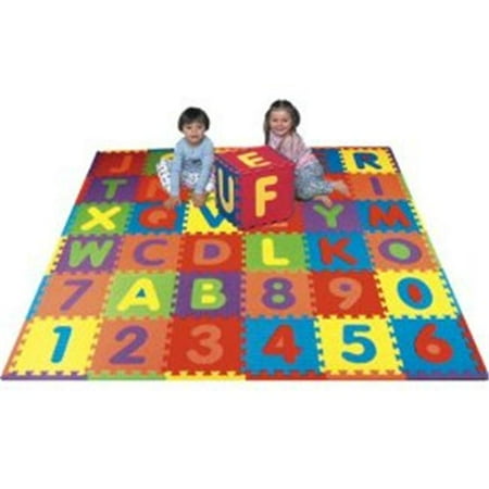 Edushape Edu Tiles Letters Numbers Play Mat 36 Piece Edushape Edu Tiles Letters Numbers